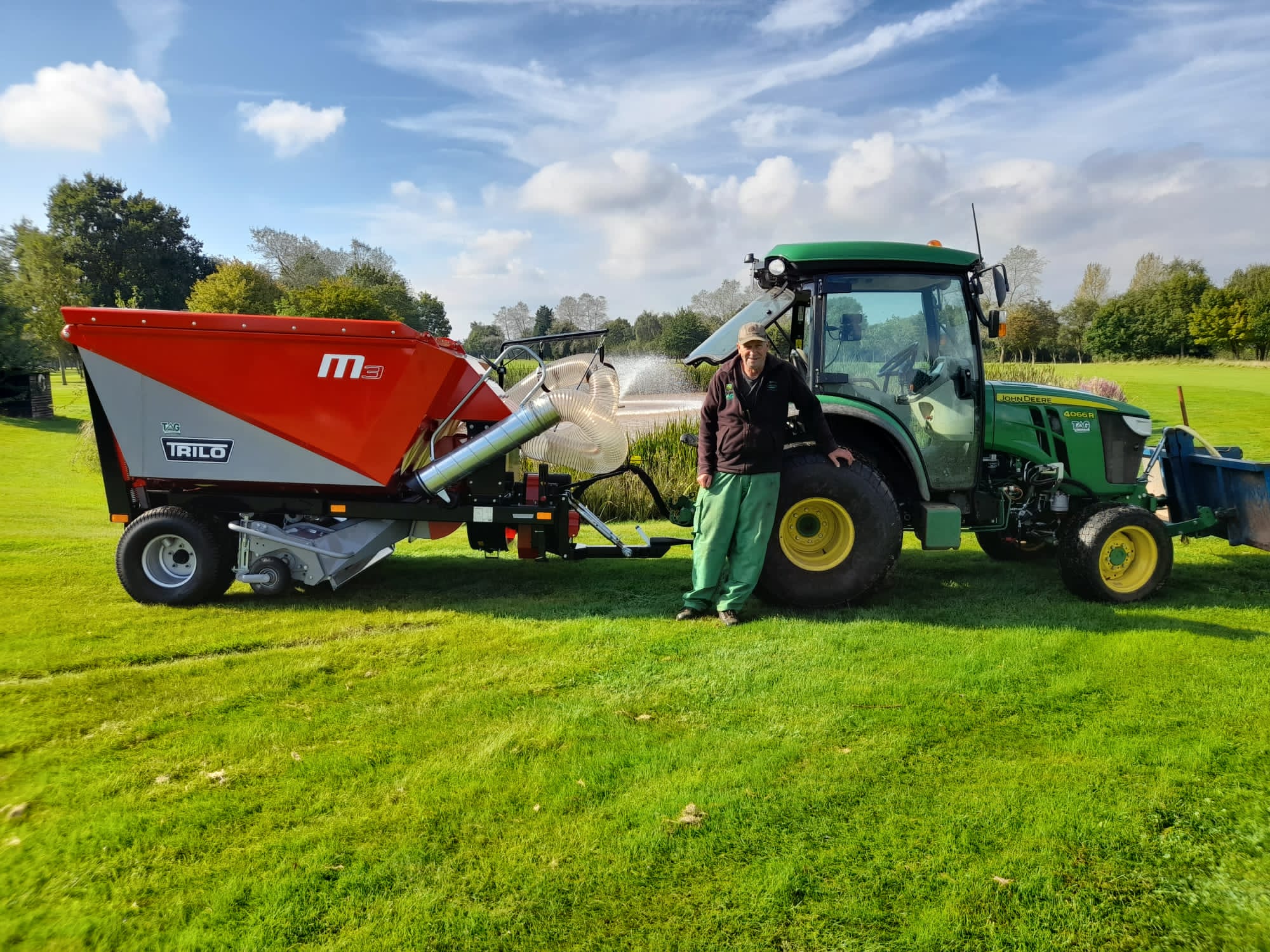 Trilo M3 cleans up at Ombersley Golf Club!