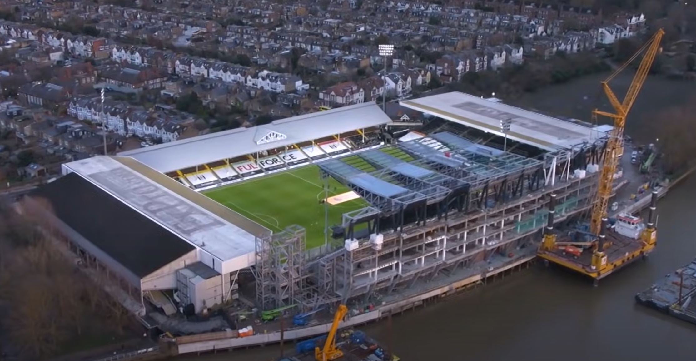 Fulham delays full opening of new Riverside Stand