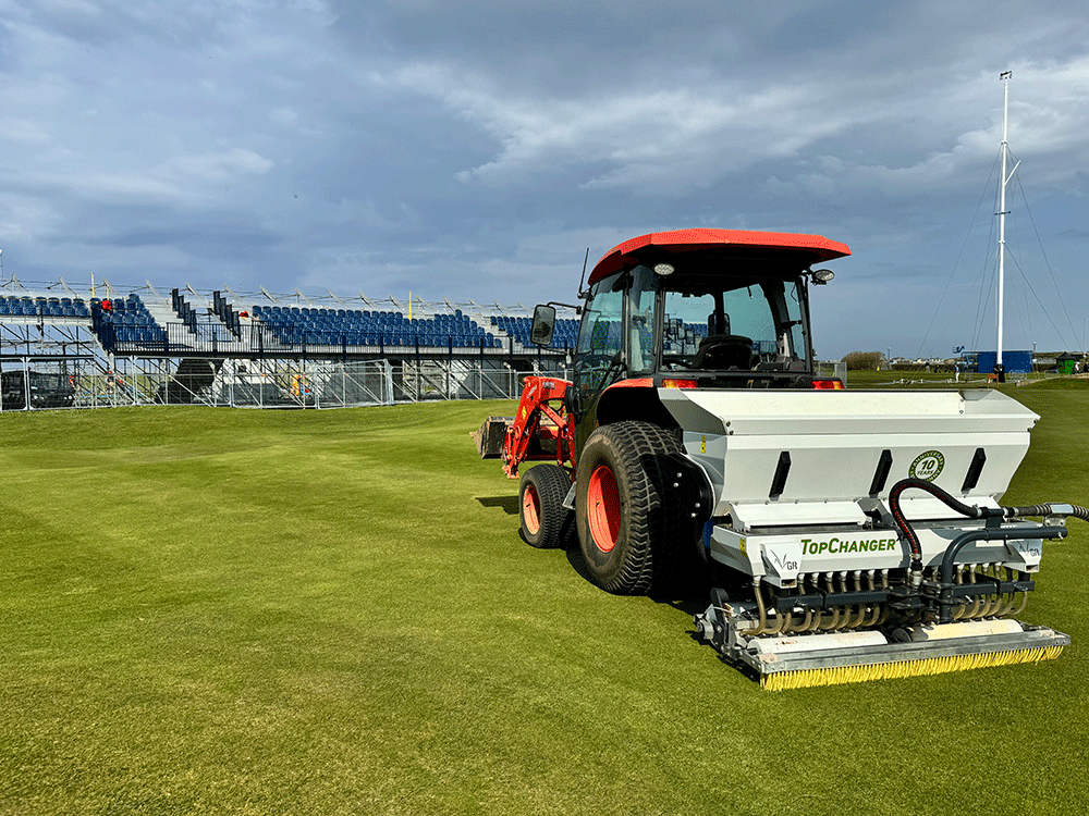 VGR TopChanger plays its part in preparations for The Open