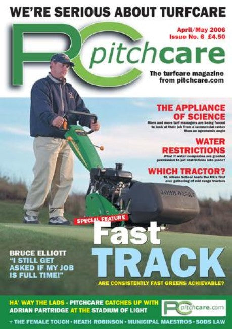 Pitchcare Magazine - Issue 6 Cover