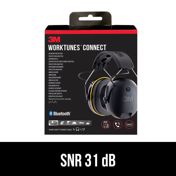 3M Worktunes Connect Wireless Hearing Protector Earmuffs