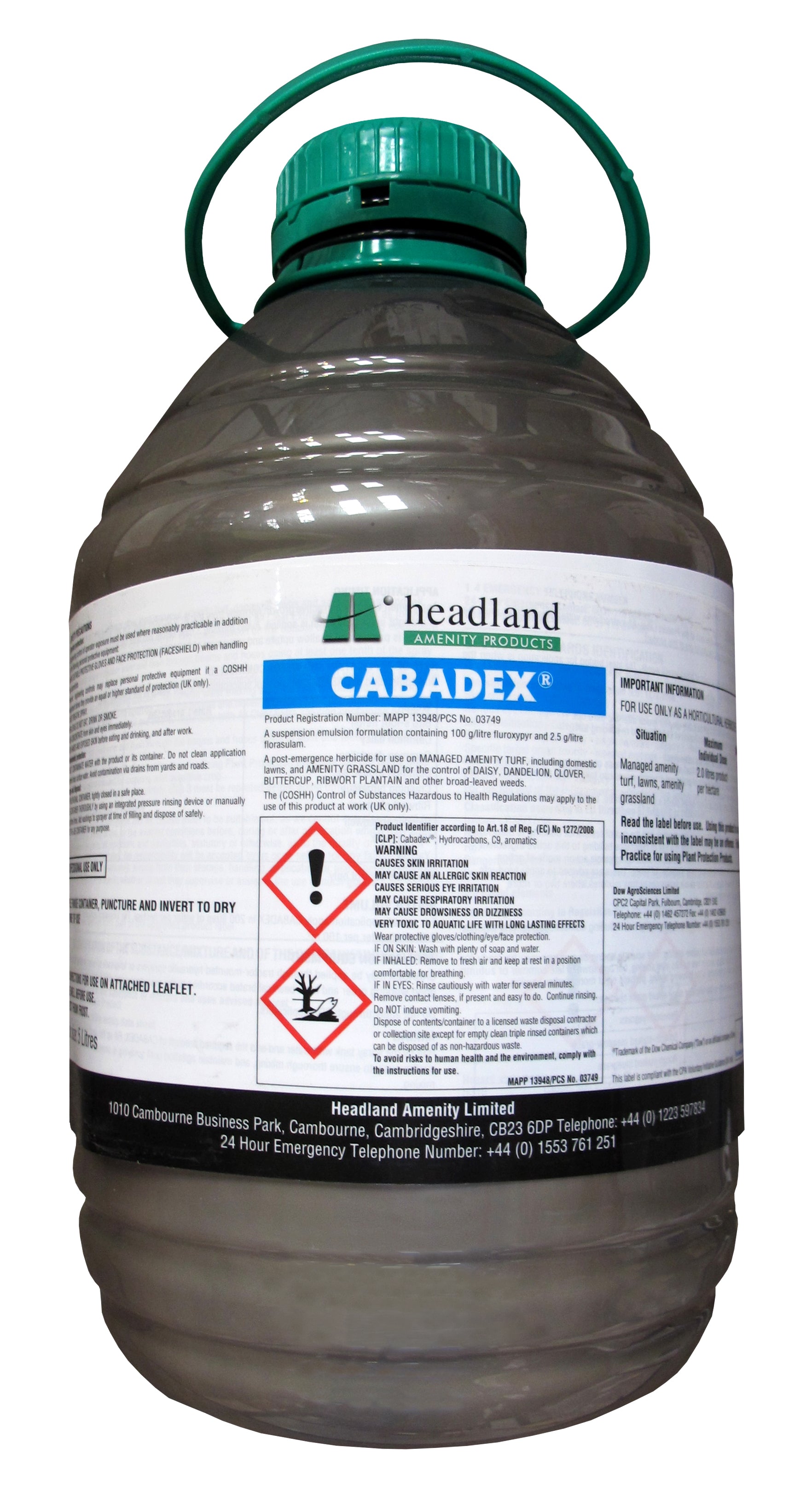 carbetamide herbicide Cabadex Selective Herbicide 5 L