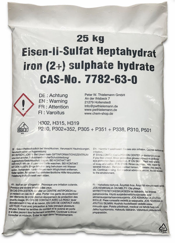 Ferrous Sulphate - Soluble Iron 25kg