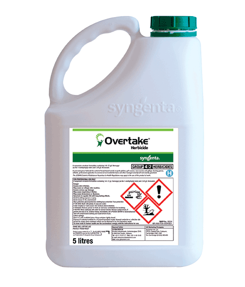 group 5 herbicides Overtake Herbicide 5L - 2.5ha
