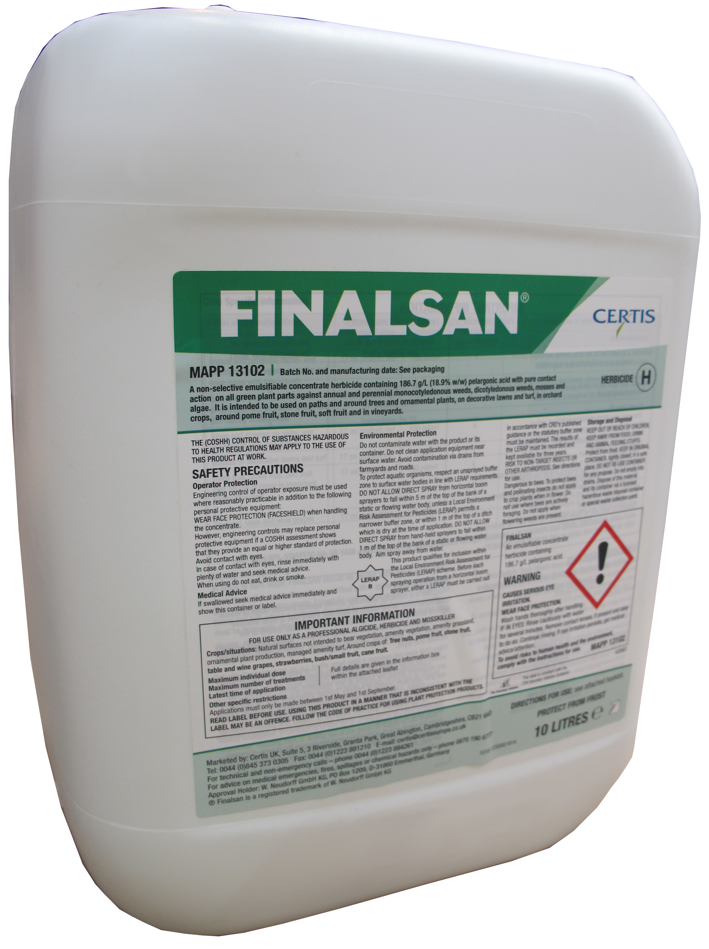 afalon herbicide Finalsan Herbicide 10L