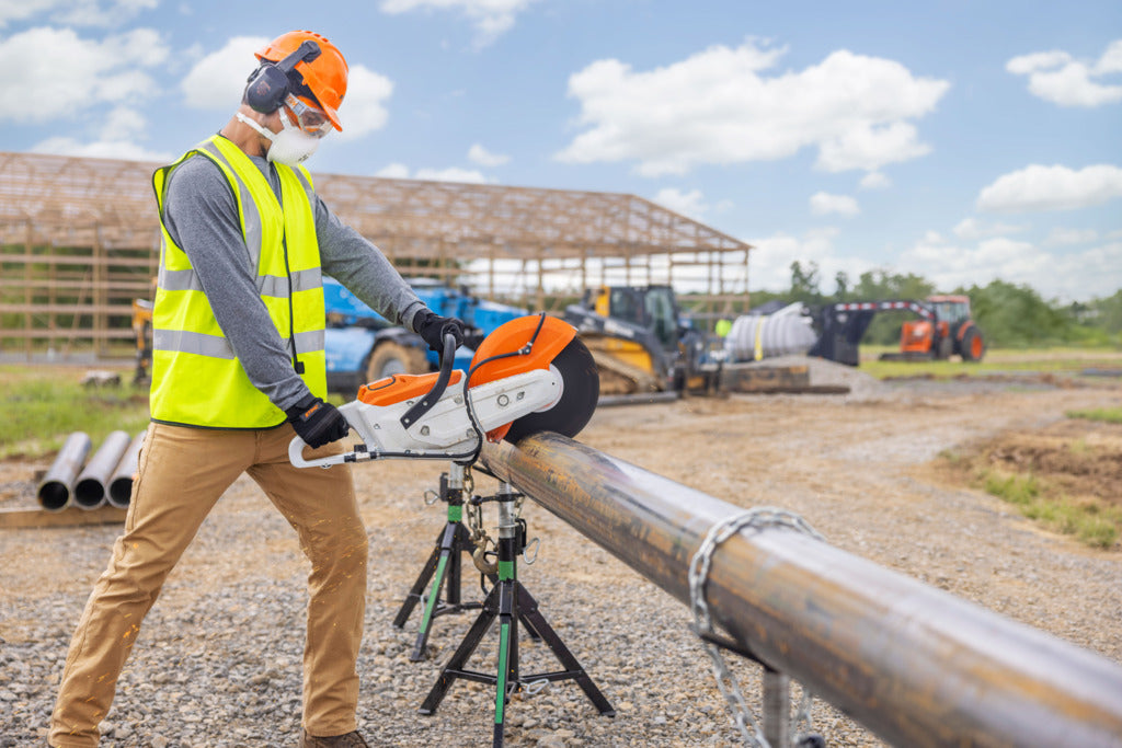 STIHL launches its first 12" battery-powered cut-off machine