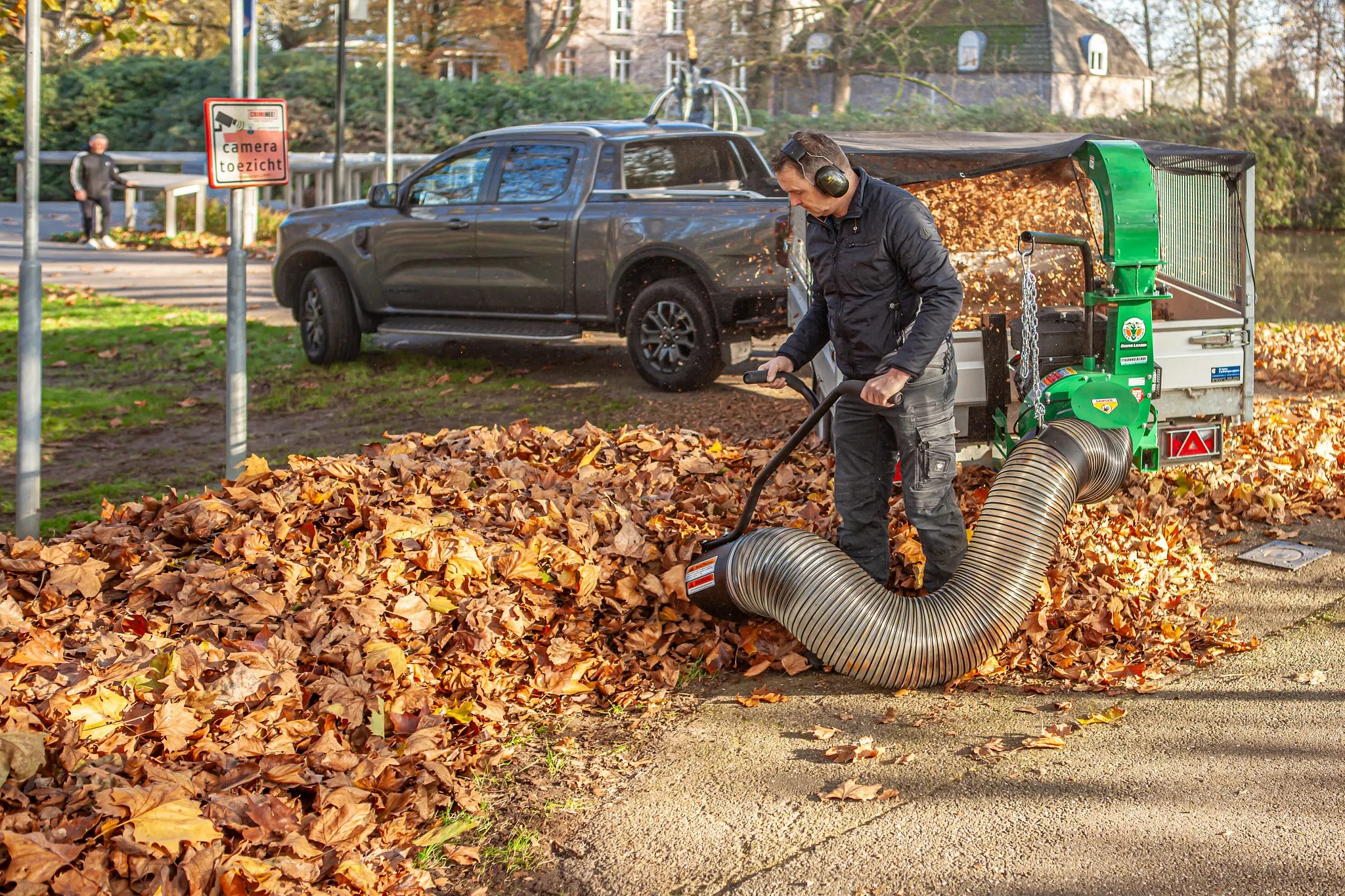 Billy Goat delivers consistent and powerful debris-clearing performance powered by Vanguard EFI engine technology