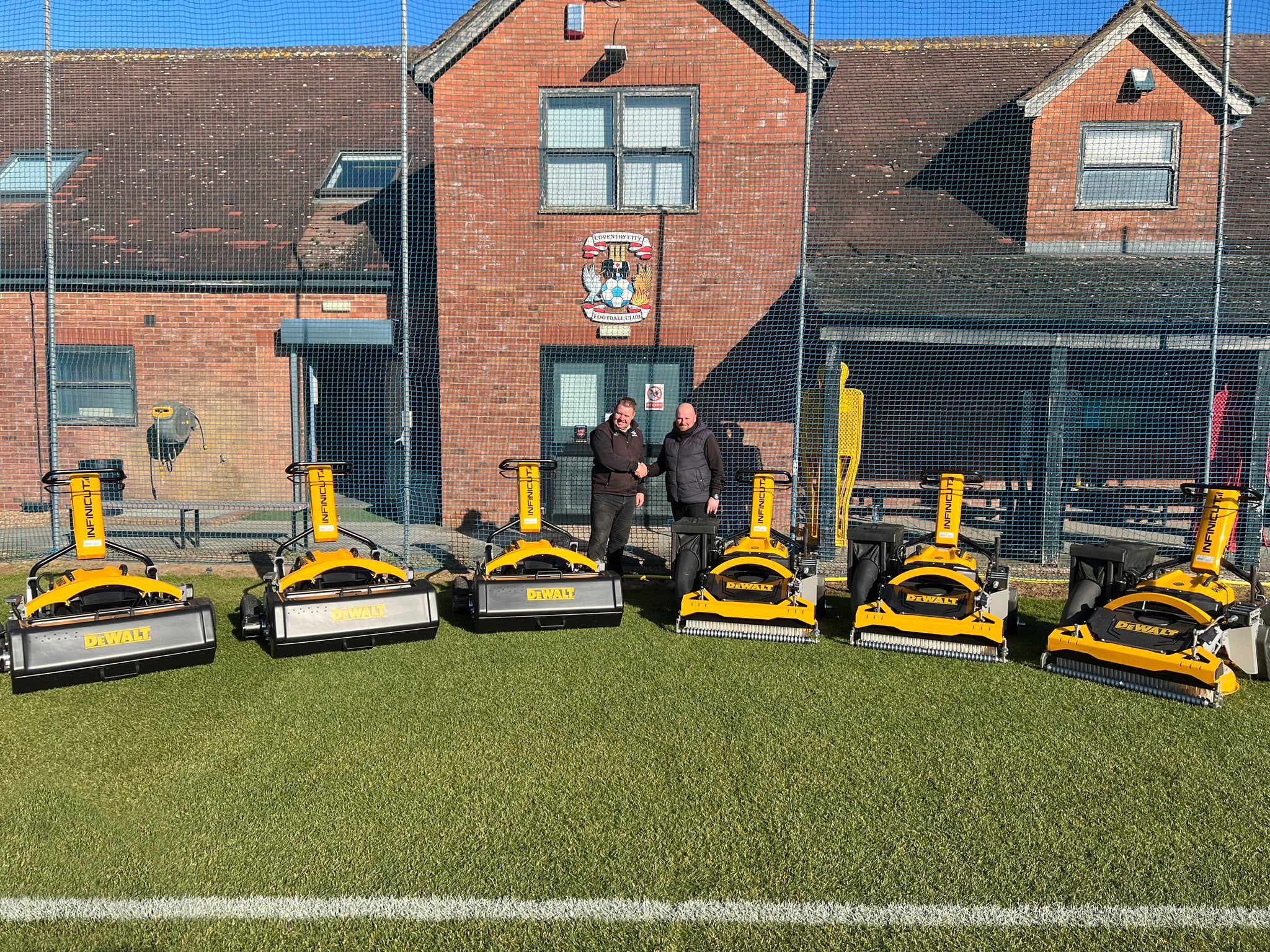 It’s yellow for The Sky Blues, as INFINICUT® fleet impresses at Coventry City