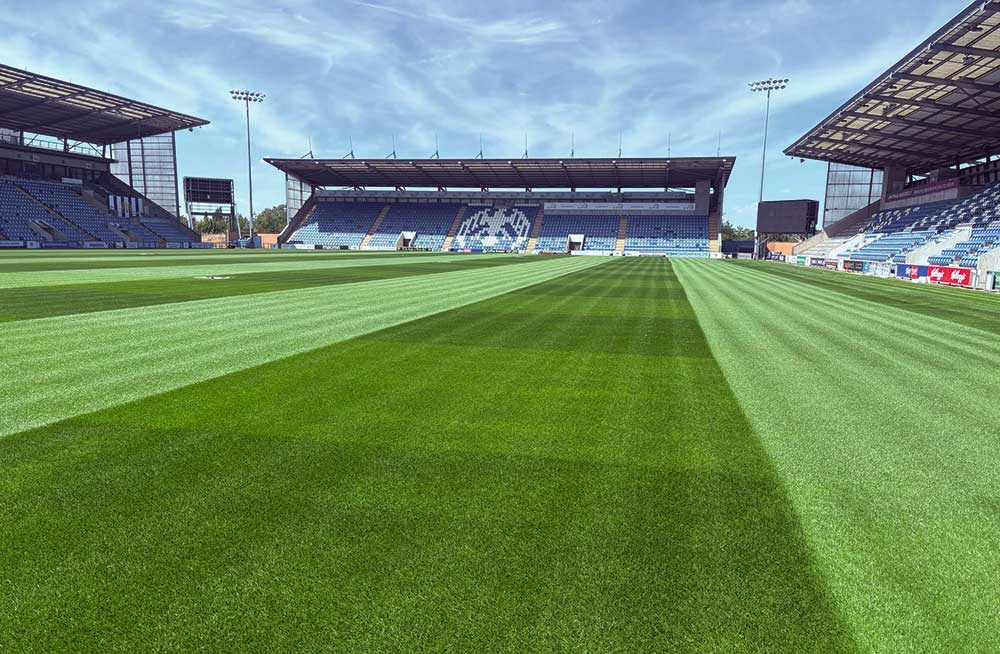 Working through the challenges of turfcare at Colchester United FC