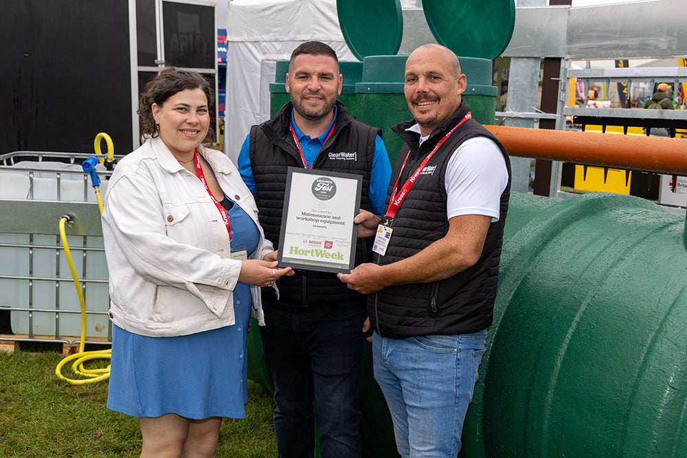 ClearWater Wash Recycling Systems wins prestigious 'Stood the Test of Time' Innovation Award at GroundsFest 2025