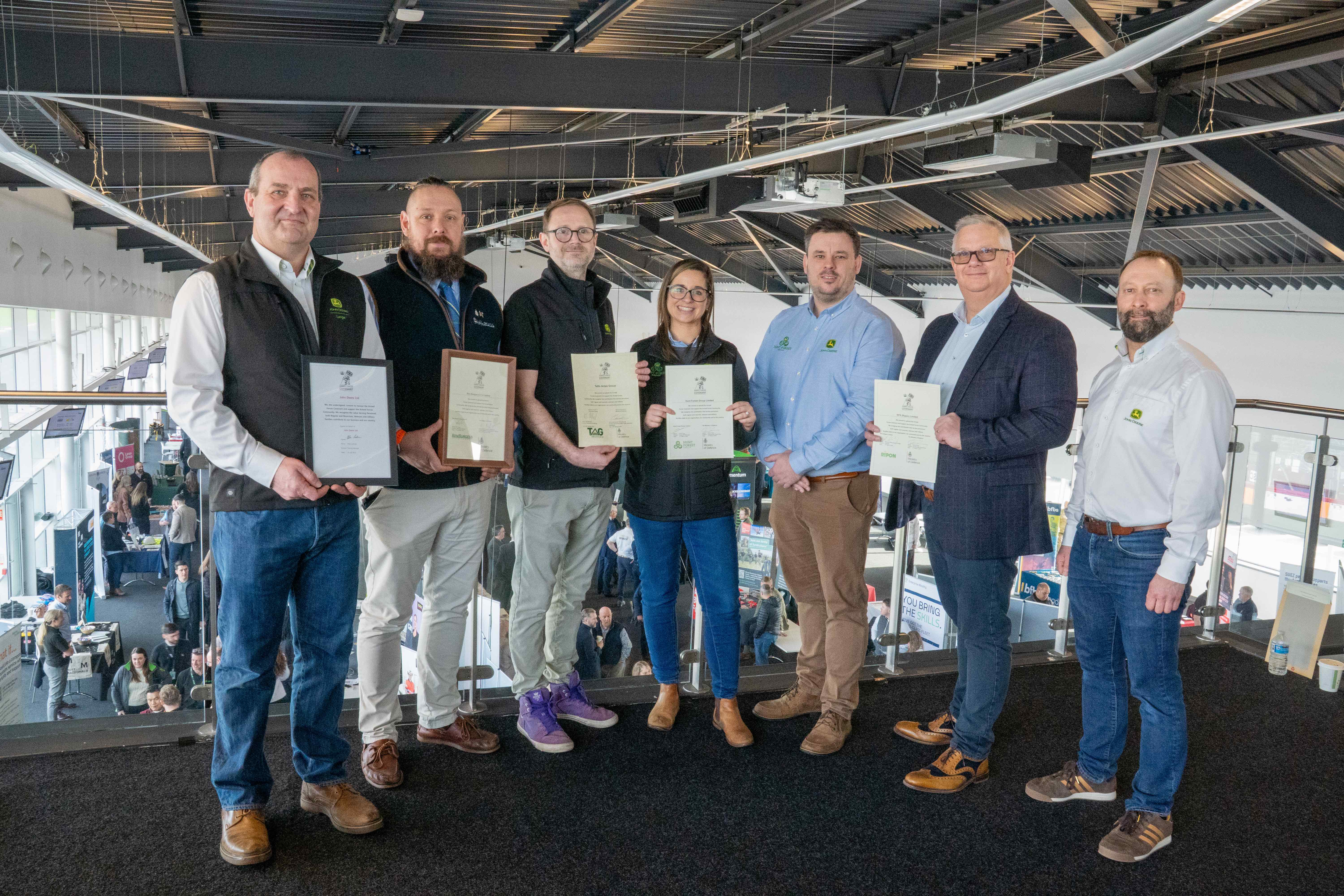 John Deere named on list of UK’s top 15 employers of veterans