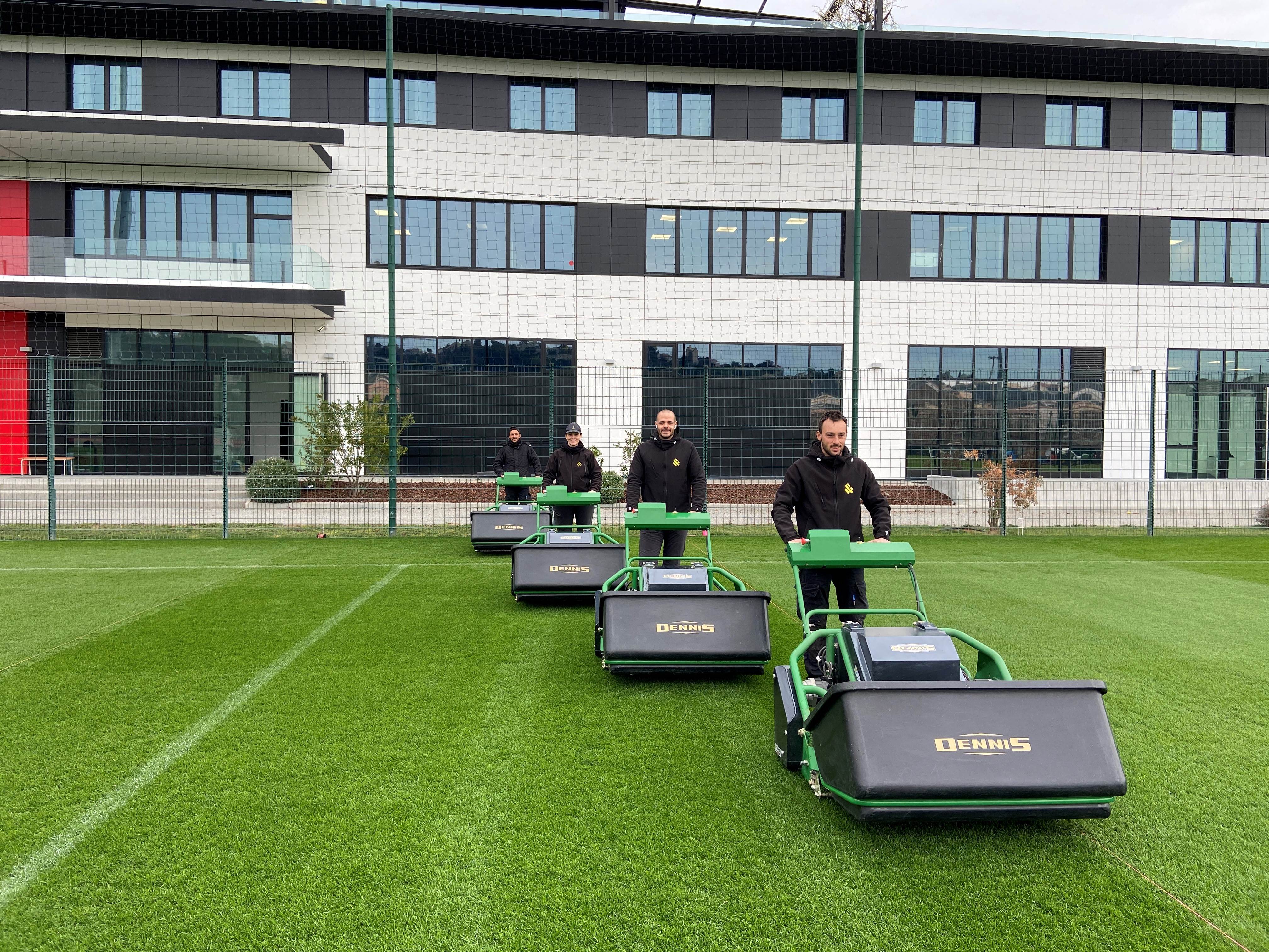 New lightweight battery mower from Dennis  makes professional groundskeeping a breeze