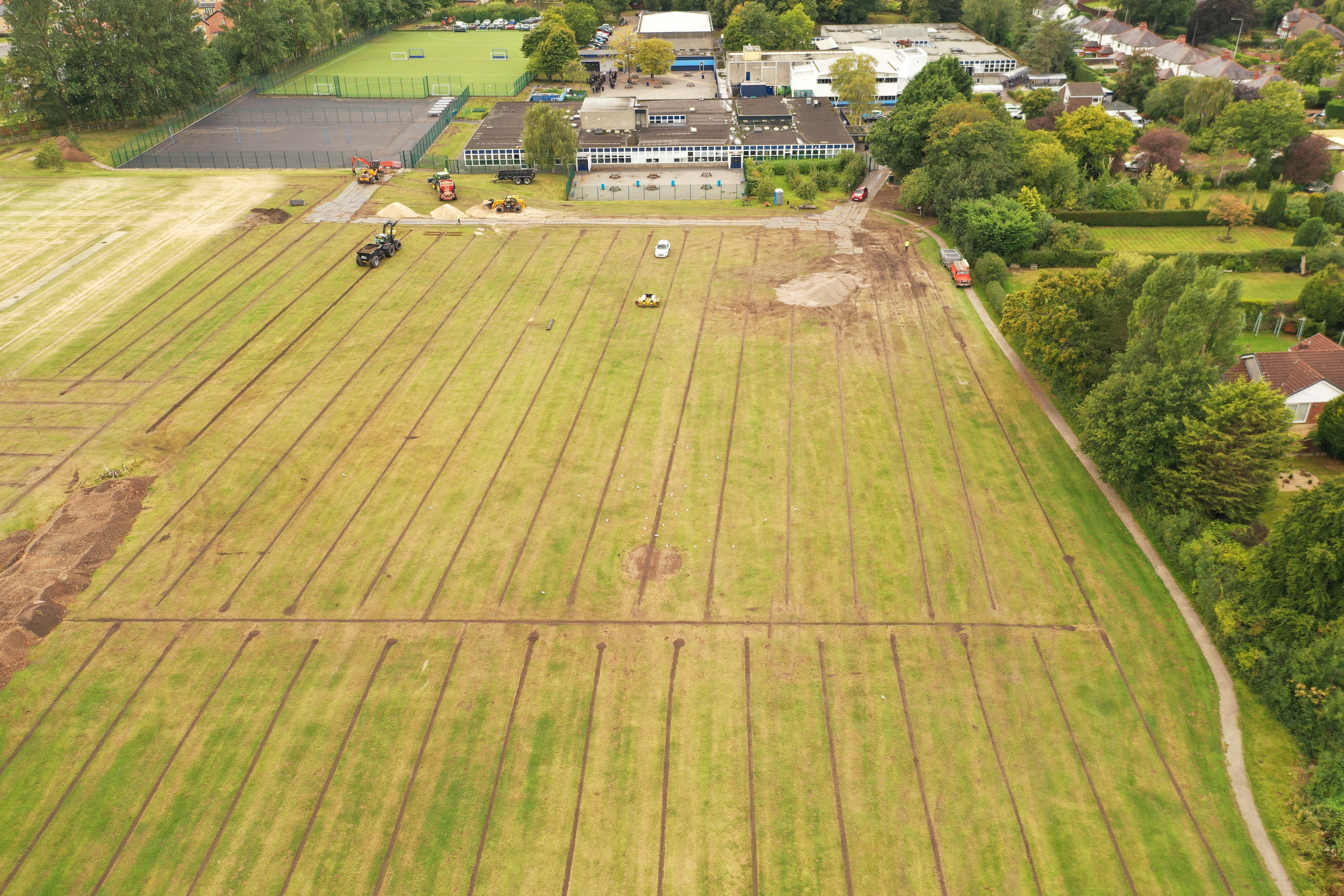 Duncan Ross rejuvenates Broughton High School sports field after eight year closure