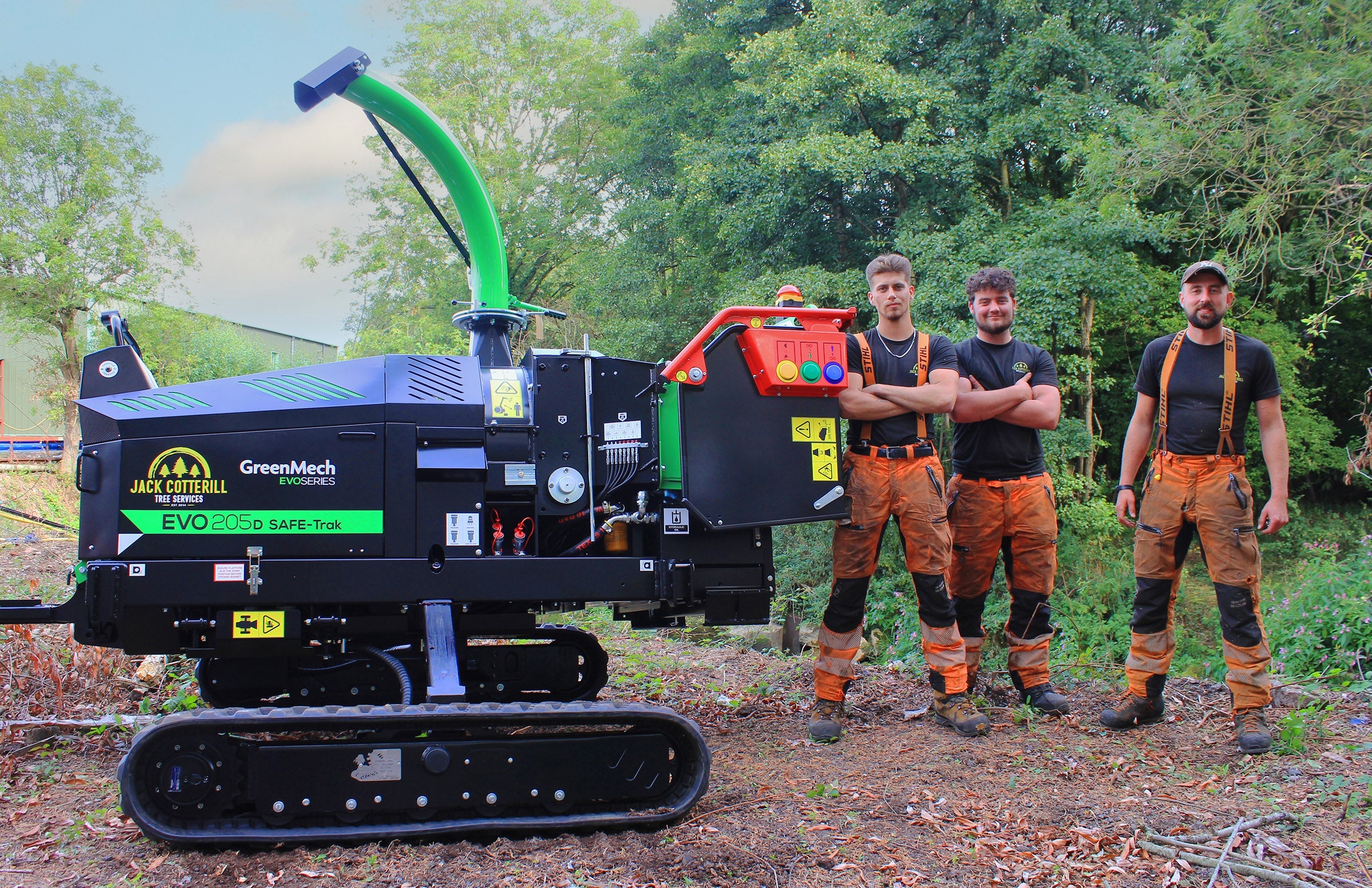 Four GreenMech EVO’s drive efficiency and expansion for Jack Cotterill Tree Services
