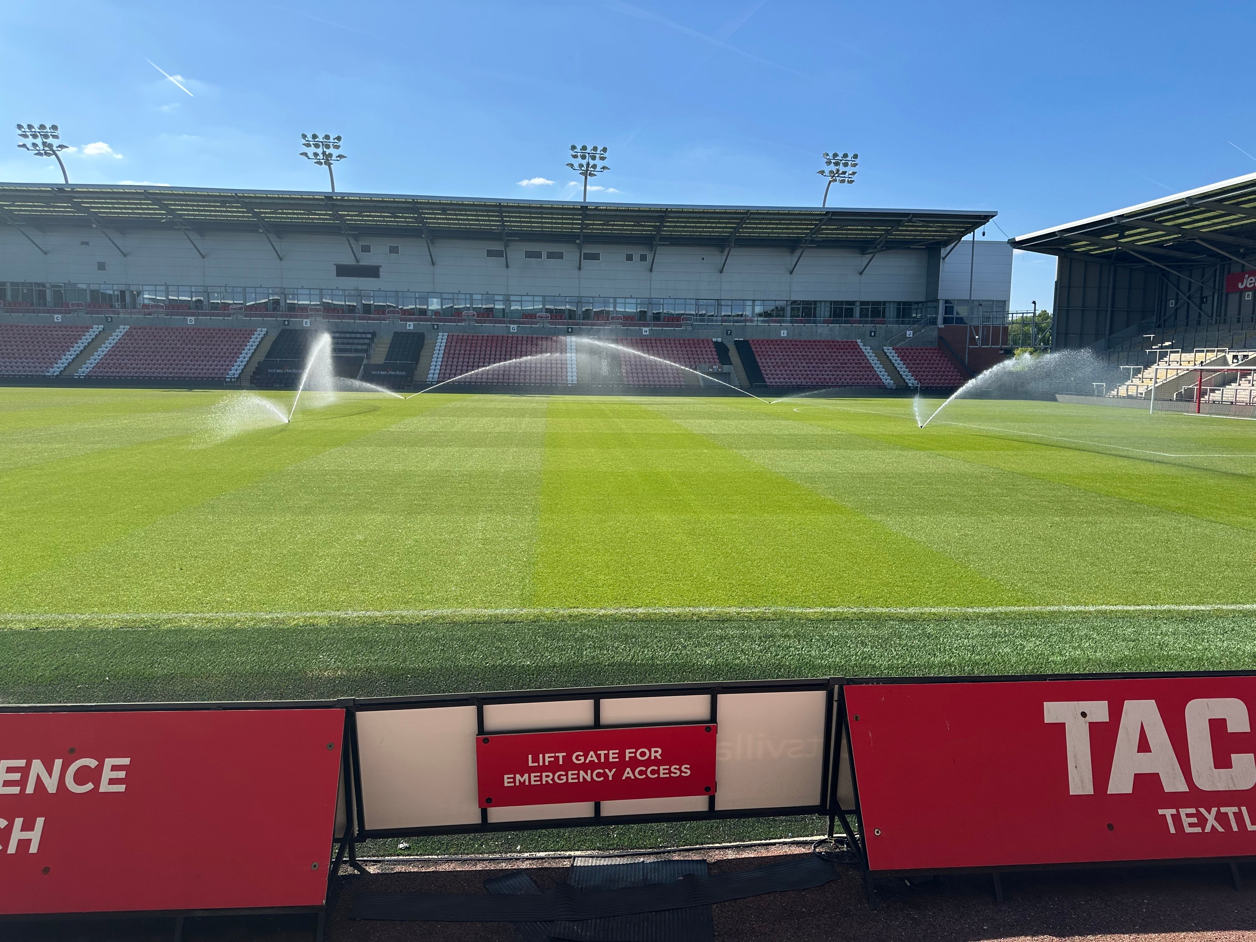 Hunter Irrigation makes an instant impact at Leigh Sports Village