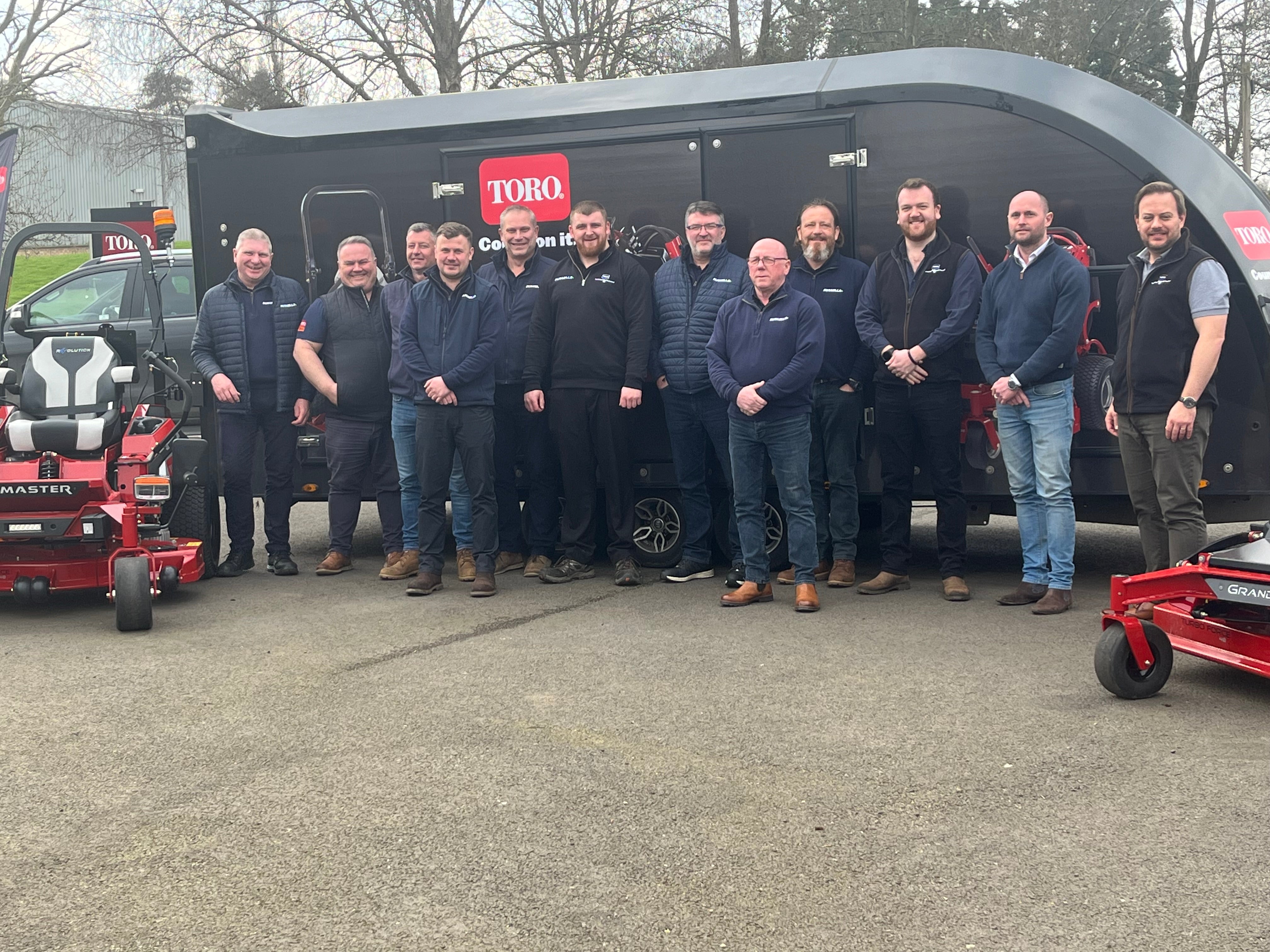 Russells Groundcare visit Toro U.K.
