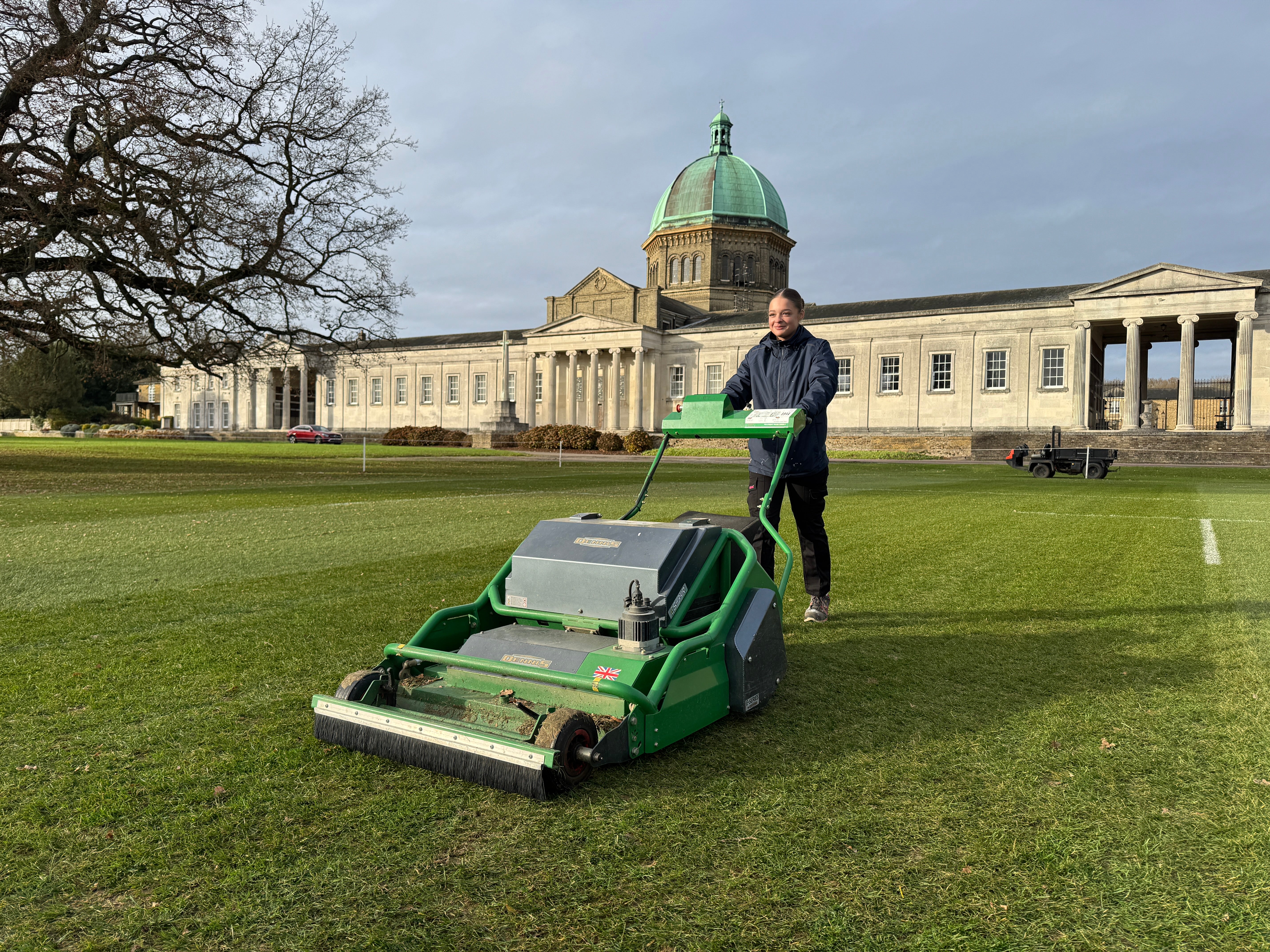 Mansfield Sand transforms sports pitches at Haileybury