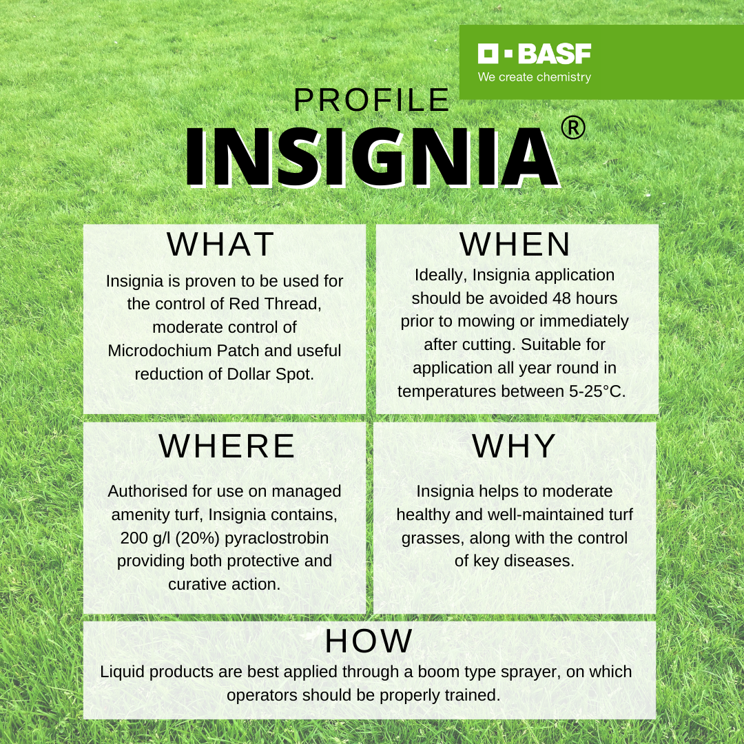 Protect turf from the inside out with Insignia
