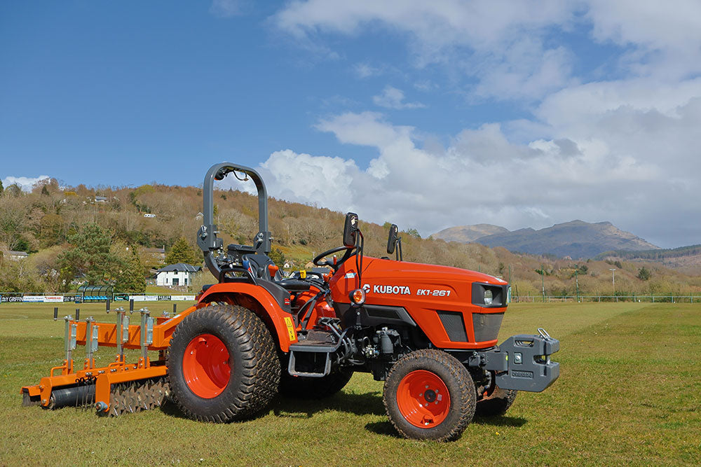 Kubota EK1-261 proves the perfect match for CPD Penrhyndeudraeth FC