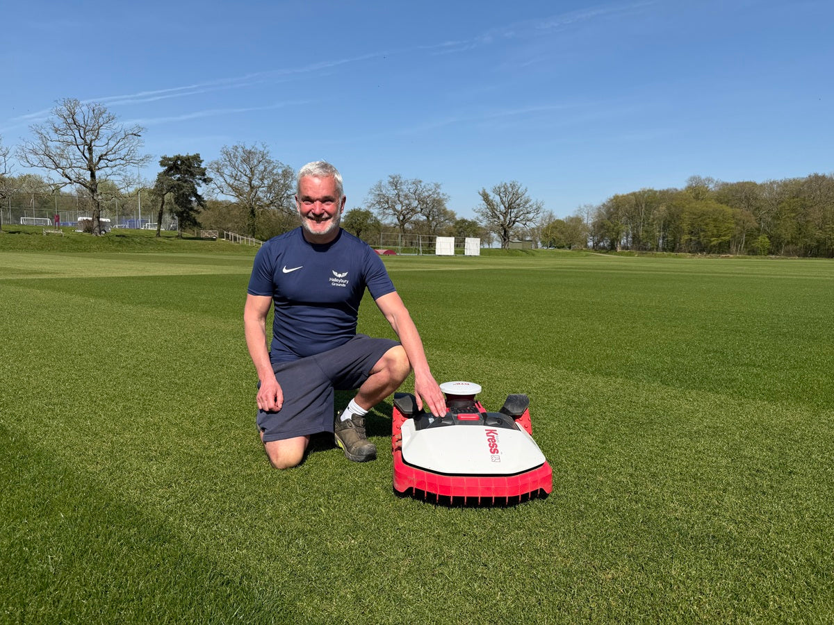 Raising standards at Haileybury with Kress robotic mowers