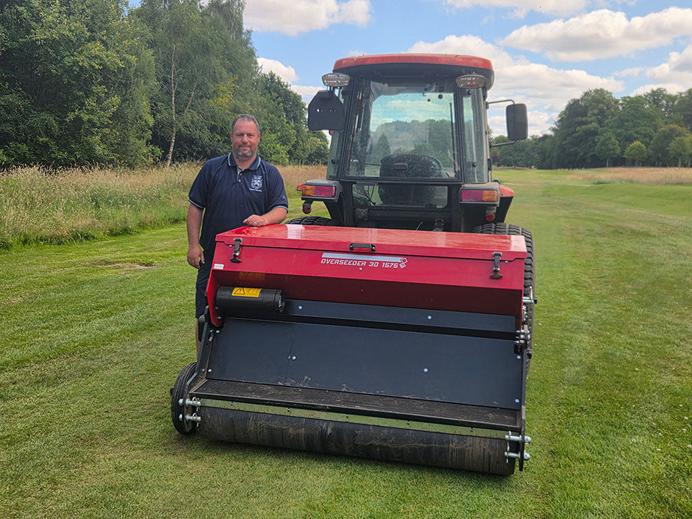 Redexim Overseeder helps Pollok Golf Course tackle high wear areas