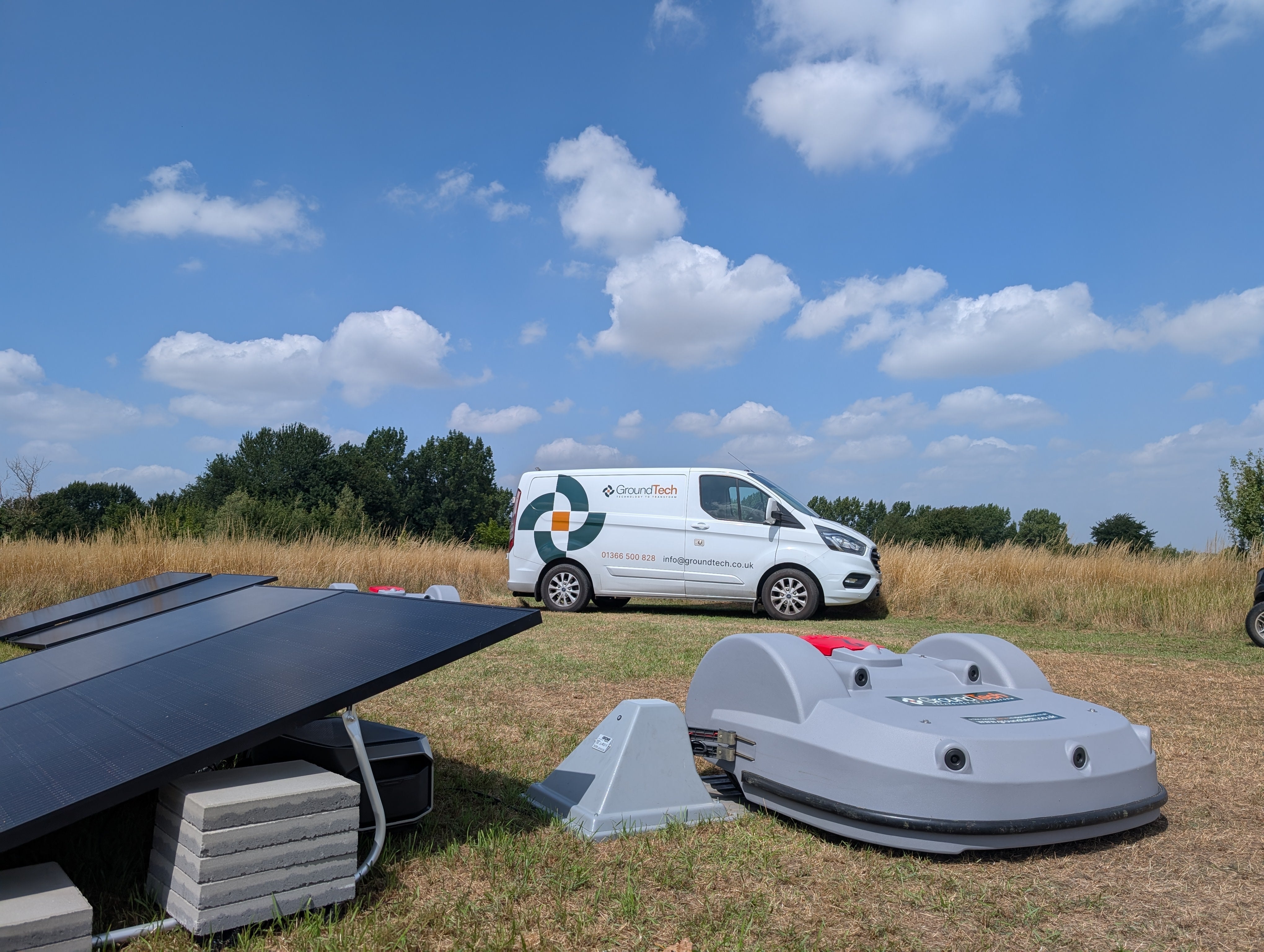 GroundTech robotics and renewables work in perfect partnership at Rushden Golf Club