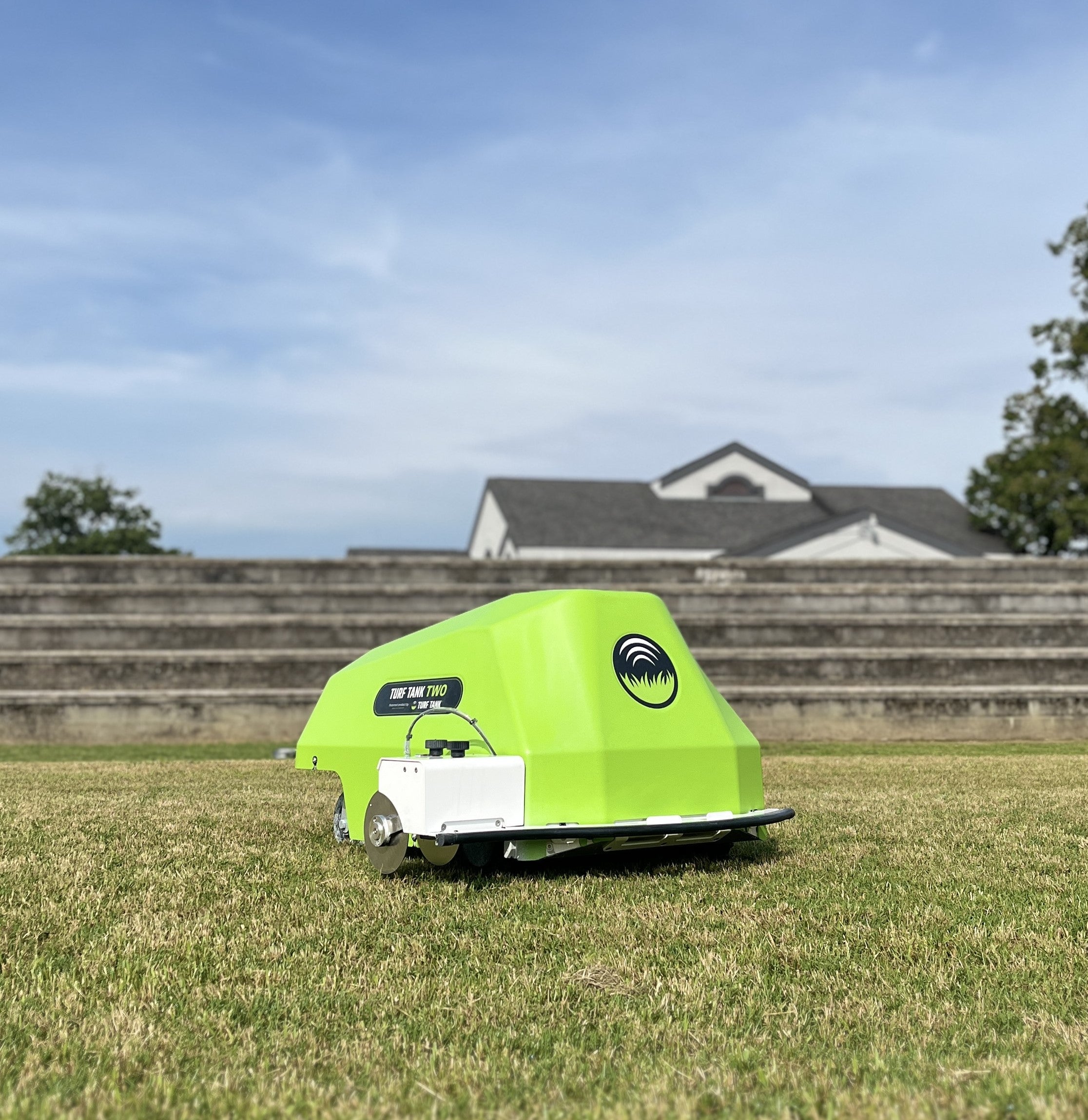 Win a Union Jack Turf Tank robot at GroundsFest for a year!