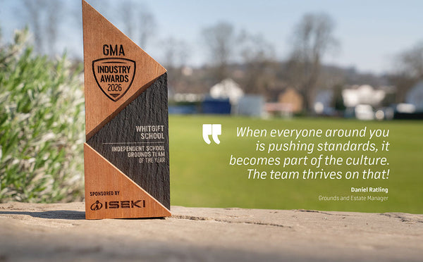 Award‑winning grounds team at Whitgift School