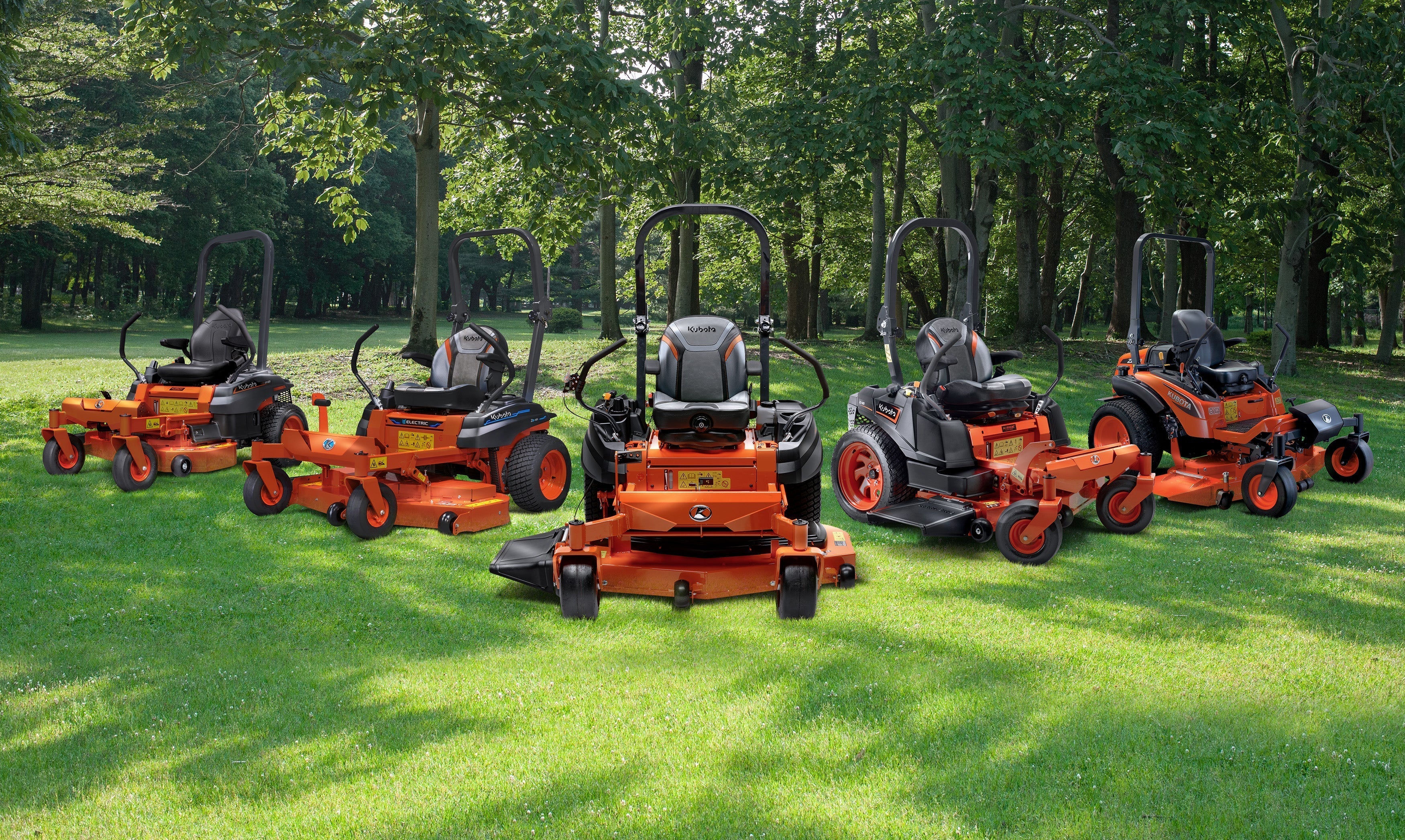 All applications covered with Kubota’s bigger and better zero-turn range
