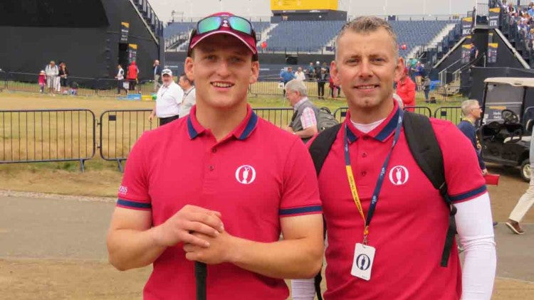 Angus Roberts And Dale Housden Joined The BIGGA Open Volunteer Support Team In 2018