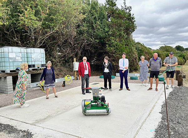 Old Colwyn Golf Club unveils state-of-the-art eco-friendly water recycling system, opened by Local Mayor