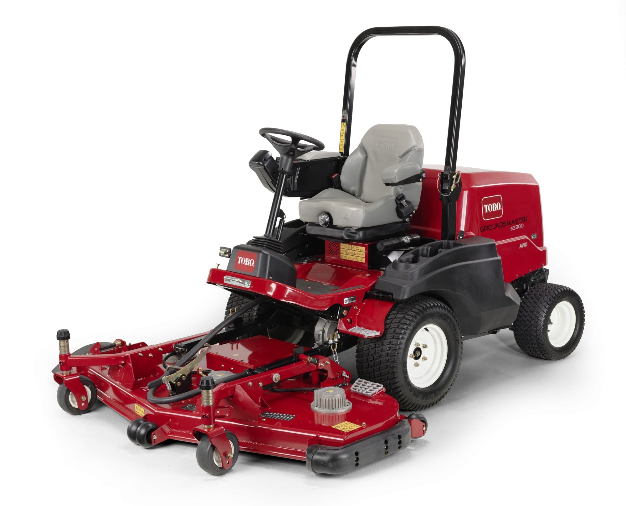 Groundsmaster e3300 cuts through it all, not just emissions and noise