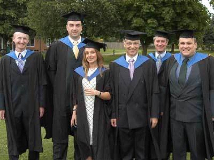 MSc students graduate at Cranfield University