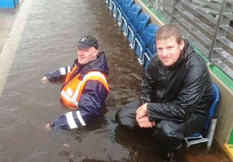 Edgbaston Priory Dave Lawrence, And John Lawrence Floods Landscape 2