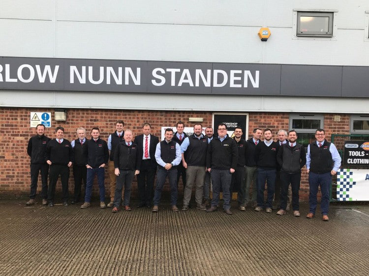 James Cox Major Equipment with TNS staff at  product training day