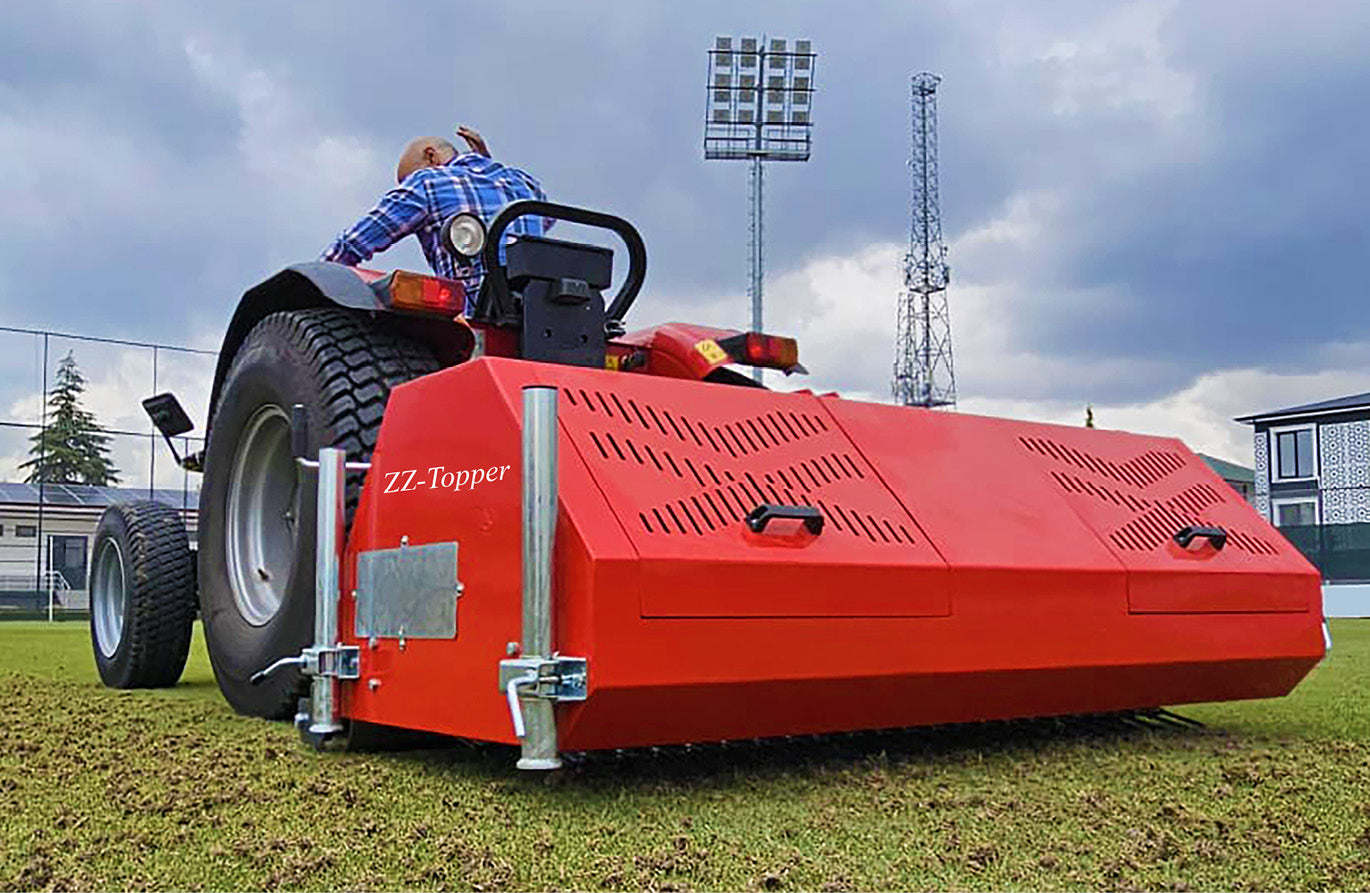 SPIN Turf Machinery introduces the ZZ-Topper zig zag verticutting machine