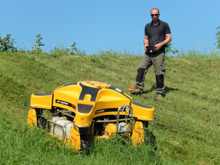 spider mower data tag