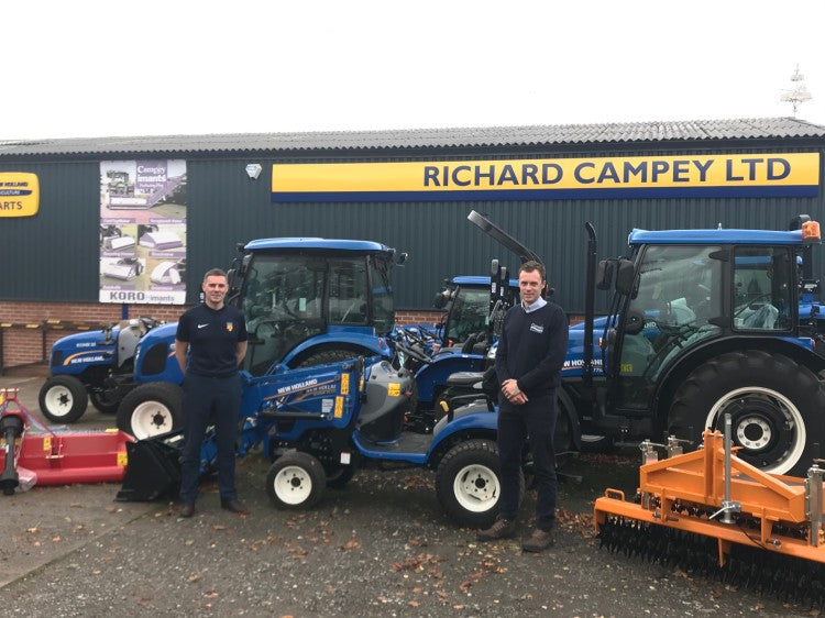 Staffordshire FA visit to Campey HQ with Gareth Thomas (left) and John Campey 3.jpg