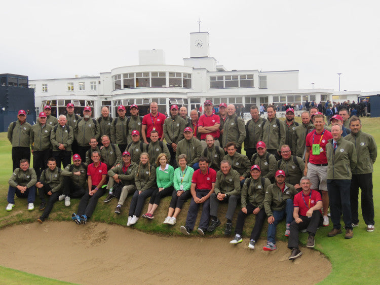 The BIGGA Open Support Team 2017 at Royal Birkdale