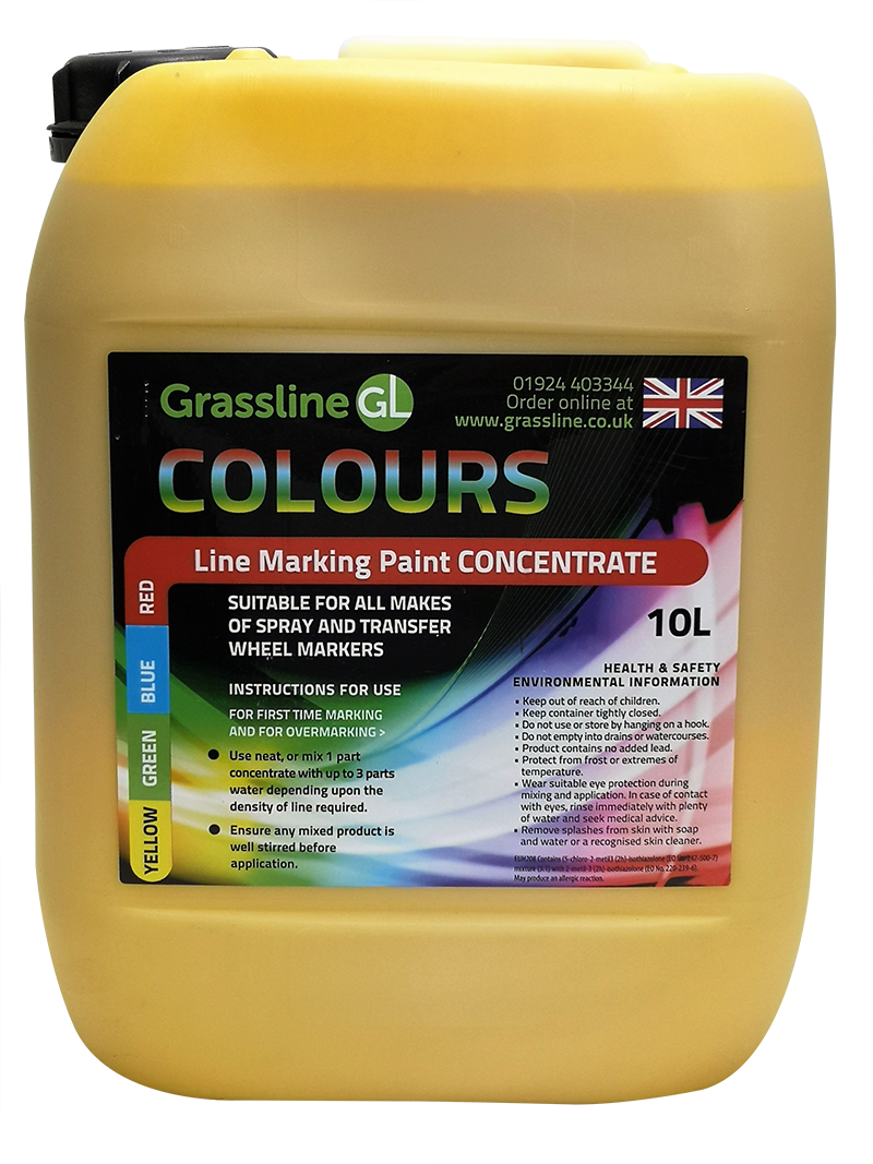 Grassline Coloured Concentrate Line Marker Paint (10 ltr)