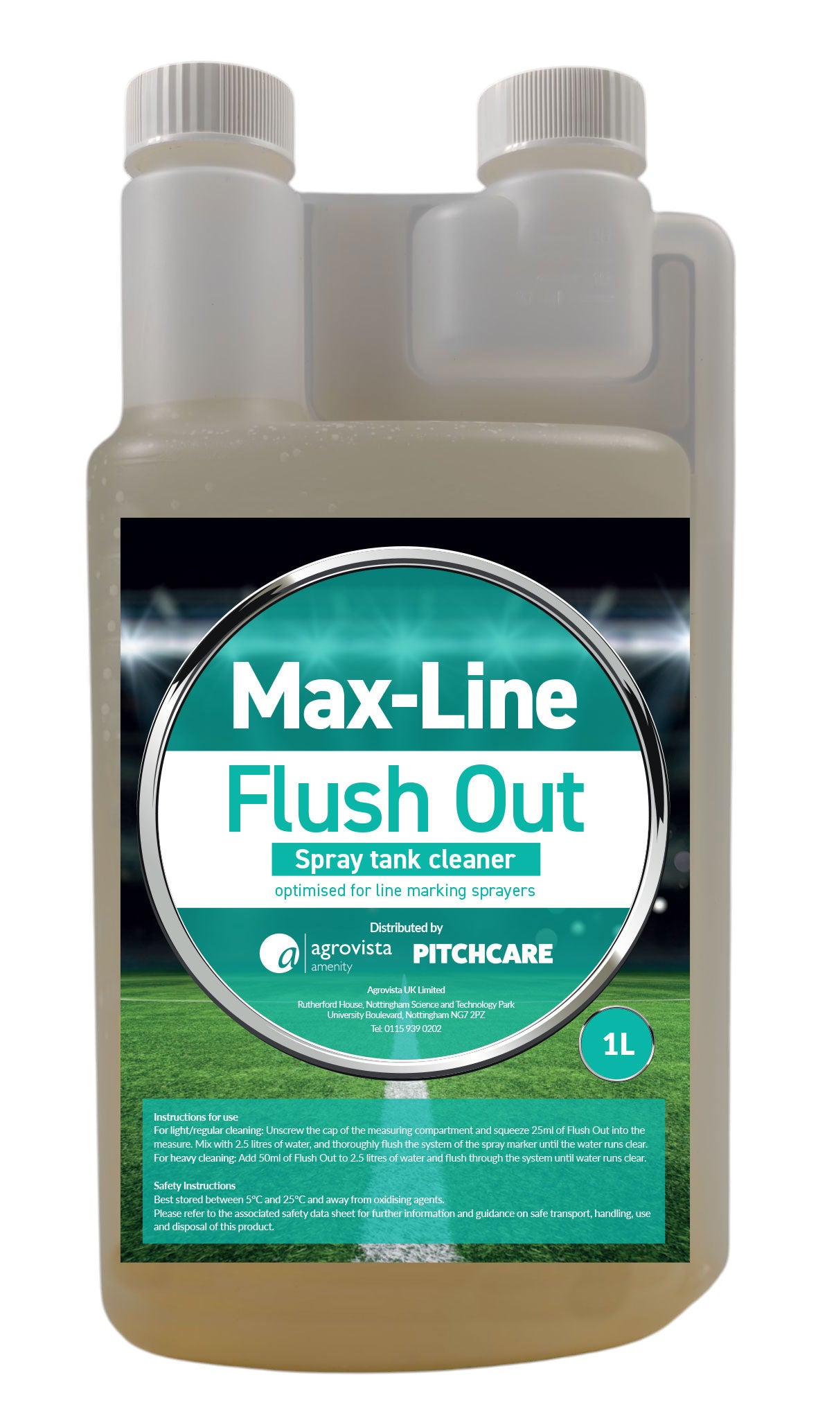 Line Set Cleaner Max-Line Flush Out - Cleaner for Line Marking Equipment | Pitchcare