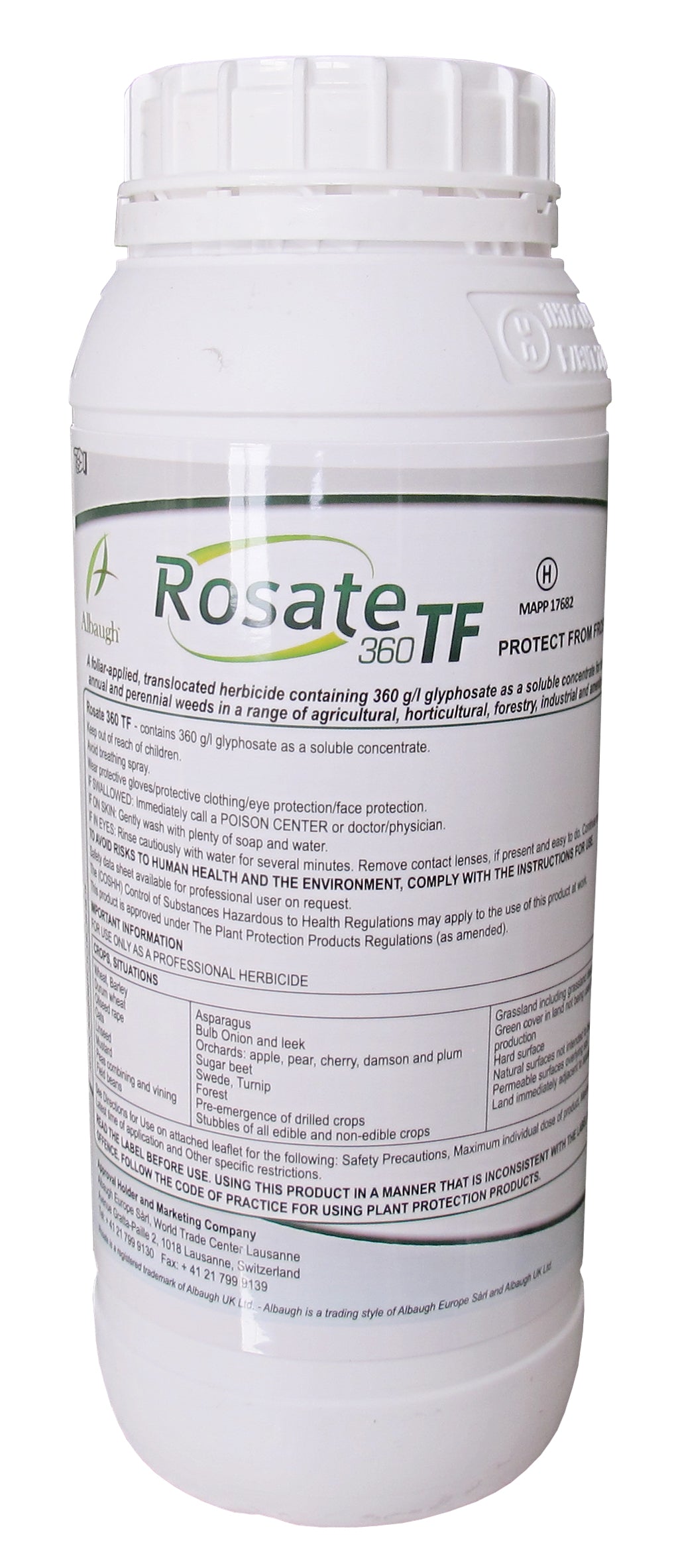 glyphosate herbicide dosage per litre calculator Rosate 360 TF Glyphosate Weed Killer 5L