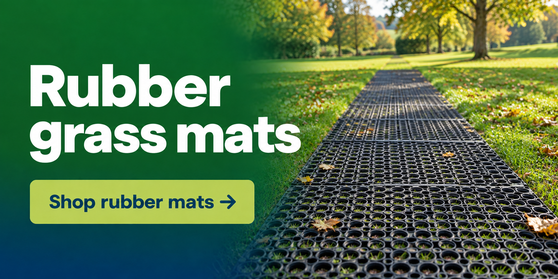 Rubber Grass Protection Mats