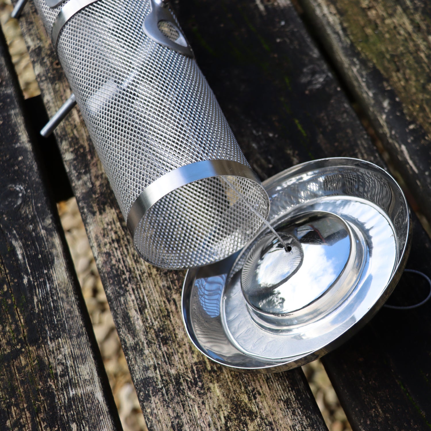 Wildlife World Stainless Steel Large Bird Feeder