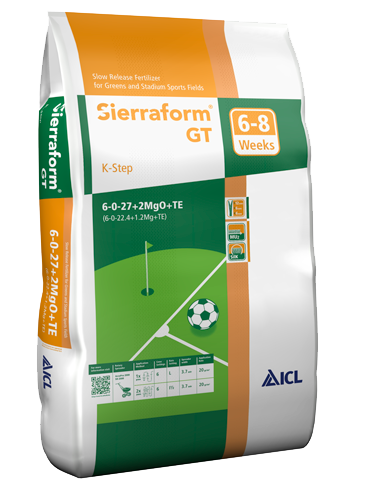 ICL Sierraform GT K-Step 6-0-27 Fertiliser 20kg Pitchcare