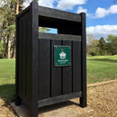 Square EcoPlex Litter Bin