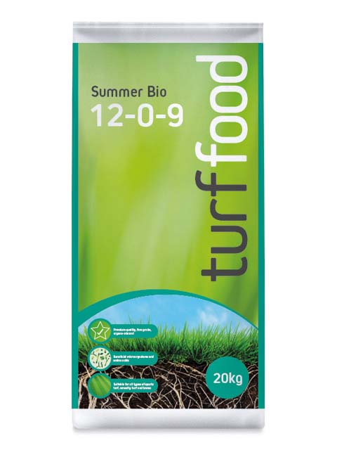 Turf Food Summer Bio 12-0-9 Fertiliser 20kg