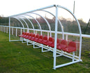 Freestanding Premier Curved Team Shelters
